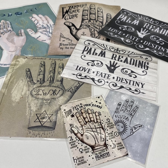 SIGN, Tarot, Fortune Teller, Palm Reading Assorted